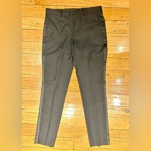 JACK & JONES Men’s Black Super Slim Fit Tuxedo Pants Size 32x32